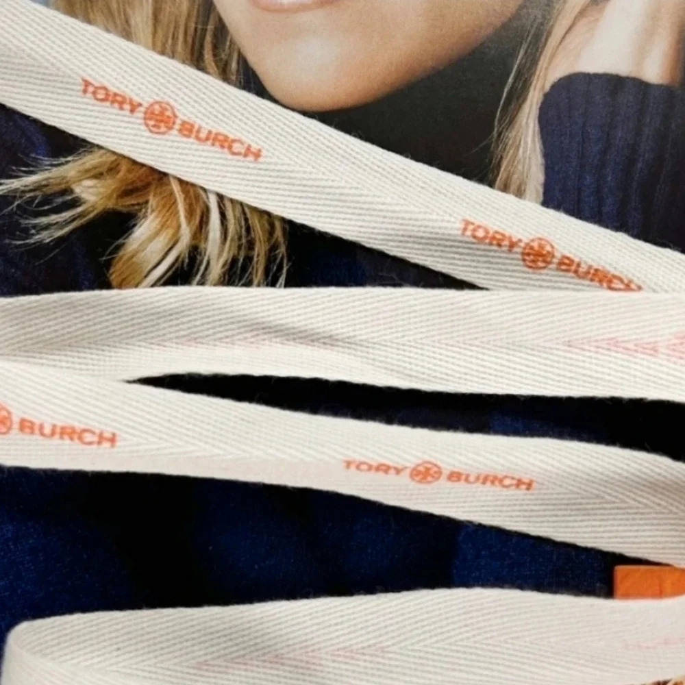 Tory Burch Authentic Designer Ribbon, 1 Yard Luxurious Soft Mohair Silk